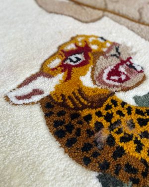 Tête de tigre de l'oeuvre Bacchus Leopardum Vectus
