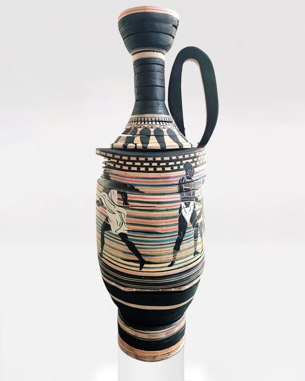 Secutor disciplina 3D lekythos vue complète