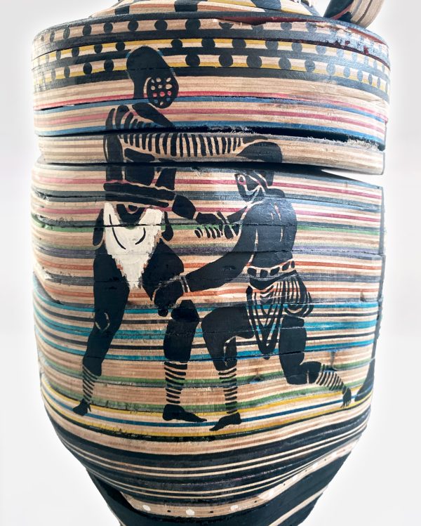 Secutor disciplina 3D lekythos zoom