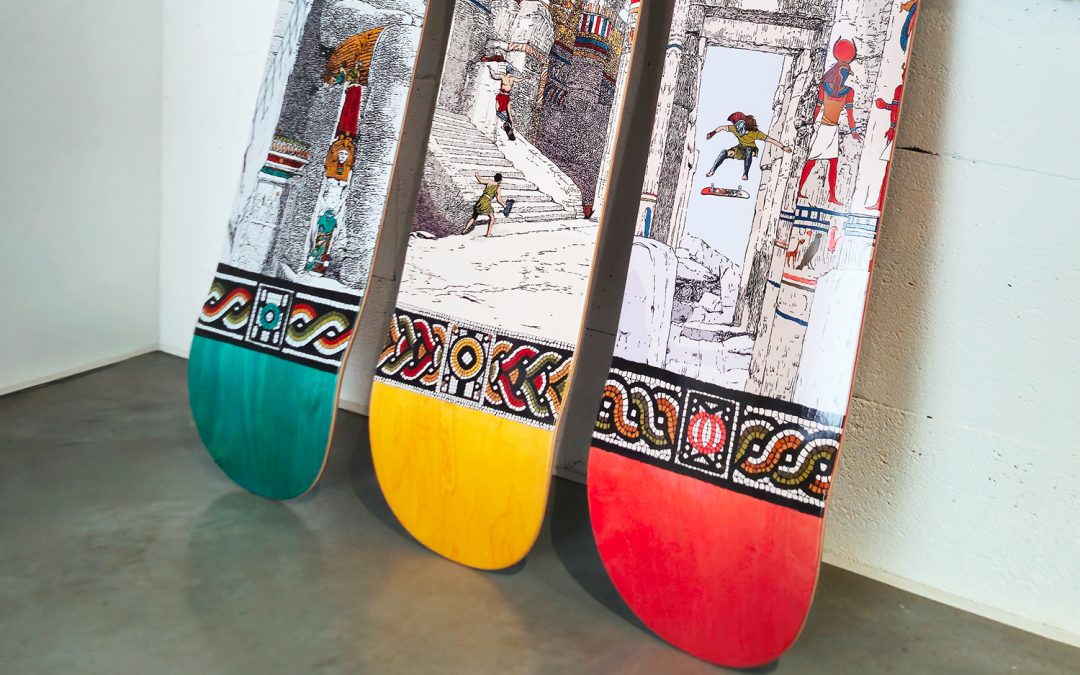 Gladiators series by Rom av.jc x Decathlon Skateboarding